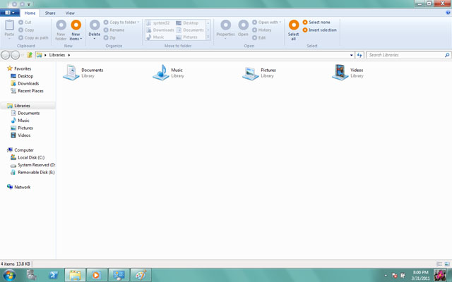 Interfejs wstążki w Windows 8