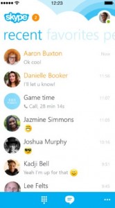 Skype 5 iOS wygląd