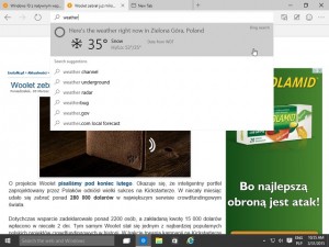 Windows 10 z przeglądarką Spartan!