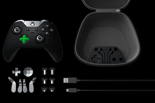 Xbox Elite Controller - zestaw elementów