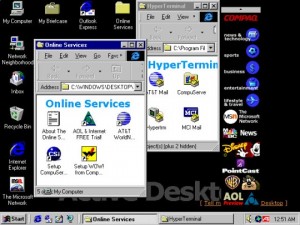 Internet Explorer 4; strony na pulpicie