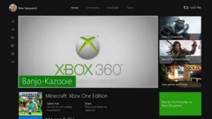 Ekran główny Xbox One