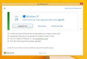 Windows 10 aktualizacja okienko