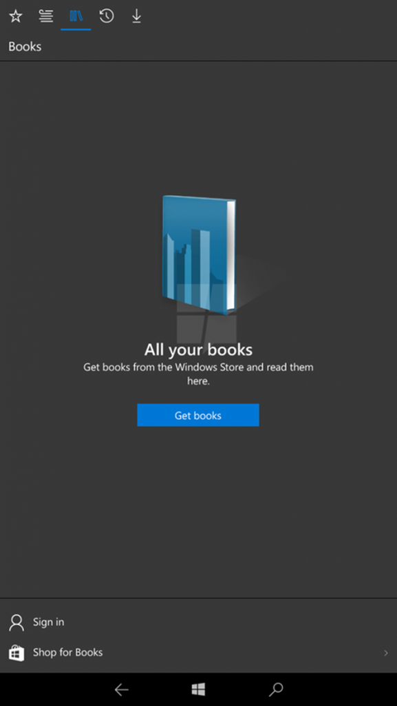 Ebooki w Windows 10