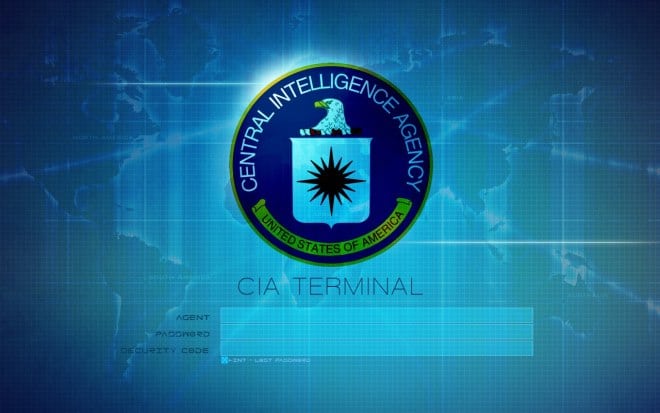 CIA logo, terminal