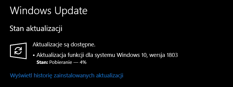 Windows 10 v 1803