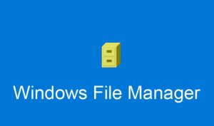 Windows File Manager