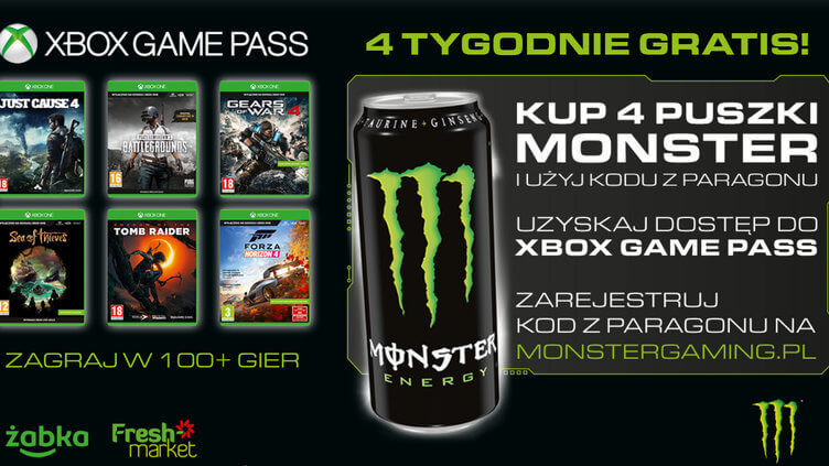 Monster Energy Xbox promocja