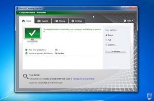 Windows 7 - Microsoft Security Essentials
