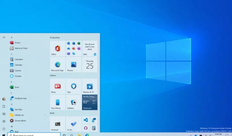 Nowy interfejs Windows 10