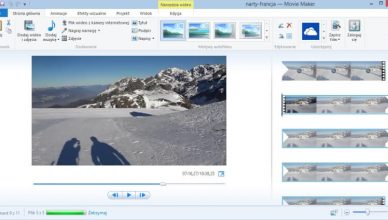 Windows Movie Maker screen