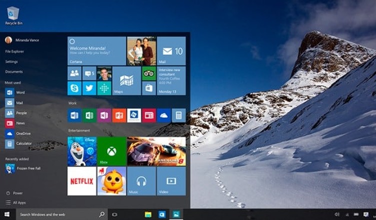 Windows 10 mir