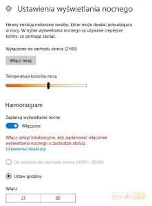 Tryb nocny CU