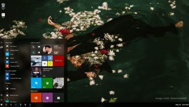 Menu start Windows 10