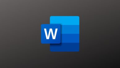 Word logo - ciemny tryb
