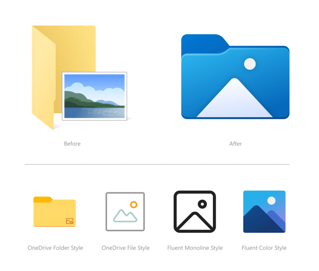 Nowe ikony w Eksploratorze Plików - Windows 10